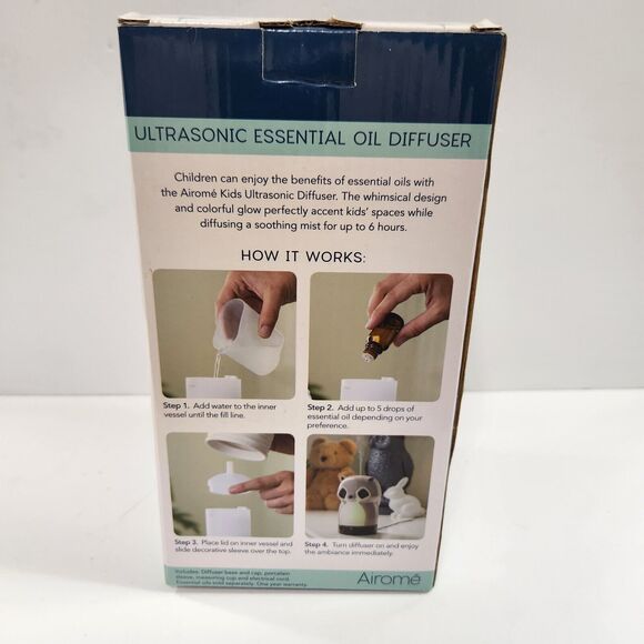 AROME KIDS ESSENTIAL OIL DIFFUSER LED LIGHTS ACT AS A NIGHT LIGHT - Picture 2 of 8